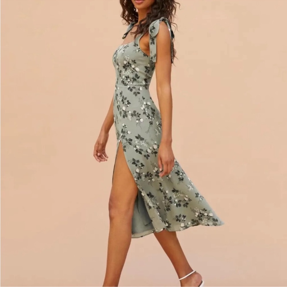 Reformation Twilight Verde Dress